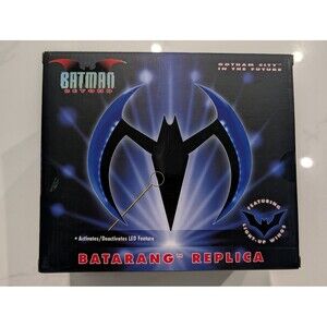 NECA Batman Beyond Blue Batarang Prop Replica with Lights Toy Gotham City NEW
